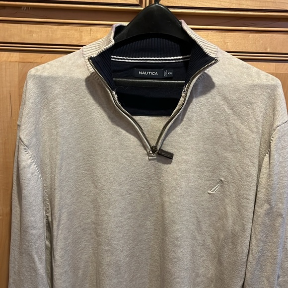 Nautical Men’s XXL Lightweight Tan Sweater - Picture 2 of 3